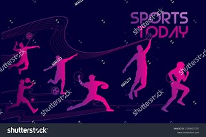 Premium Editable Vector Design Various Sports Stock Vector (Royalty Free) 2293922357 | Shutterstock