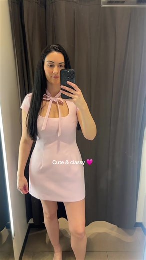 Charming Pink Spring Dress from Zara