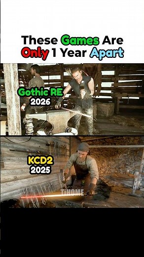 These Games Are Only 1 Year Apart - Gothic Remake (2026) Vs KCD2 (2025)