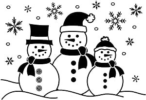 Darice 1215-57 Embossing Folders, 4.25 by 5.75", Family Design, Snowman
