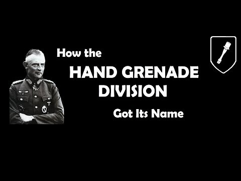 How the Hand Grenade Division Got Its Name
