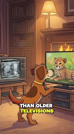 What Dogs Actually See on TV 😳🐶