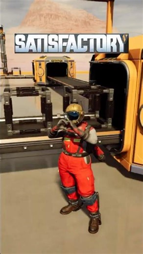 I Never Automate Heavy Modular Frames Without This Recipe in Satisfactory! #shorts #satisfactory