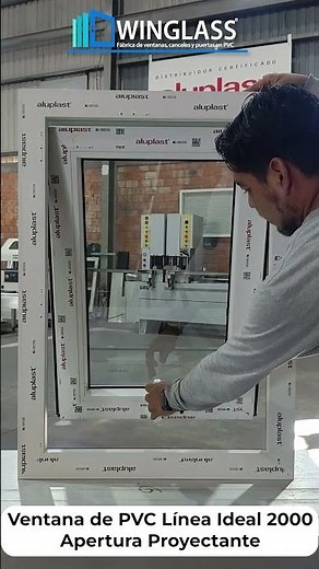 Ventana de PVC - Línea Ideal 2000 Apertura Proyectante