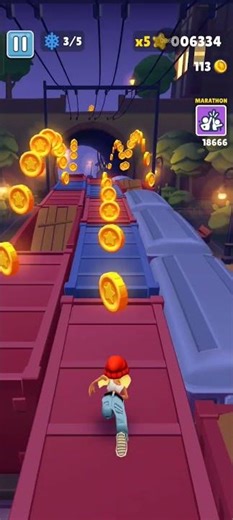 Subway Surfers Night Map 🌙🔥 INSANE Run | Phonk Music Edit 😱 #Shorts #gaming