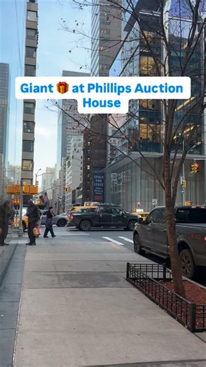 This is massive 🎁 spotted at the Phillips Auction House on 56th street | New York Locals