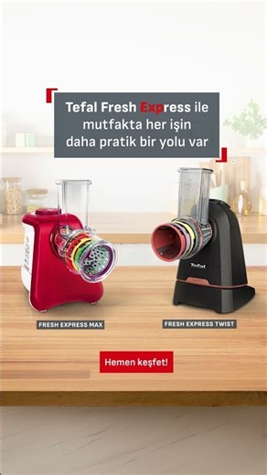 Tefal Fresh Express Rende Doğrayıcı ile Pratik ve Zahmetsiz Deneyim!