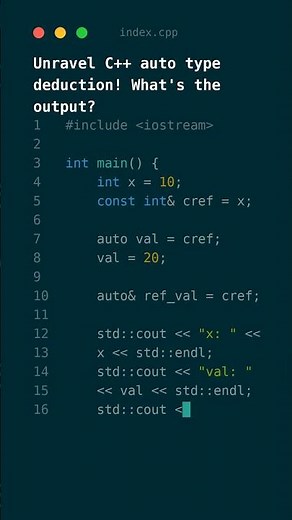 Master C++ auto Type Deduction! Unlock Its Secrets! #CPP #Coding
