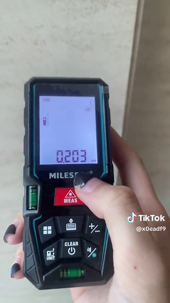 Mileseey D5T Laser Measuring Tool, 165ft Laser Measure with 2 Bubble Levels, ±1/16in Accuracy, Unit Switching, Backlit LCD, Pythagorean Mode & Mobile App Support, Tools for Precision Measurement Smart Tools，summervibes##lasermeasuringtape##lasertools##tiktokusa##tiktokshopcreatorpicks##viralvideo