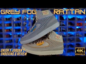 UNION AIR JORDAN 2 GREY FOG & RATTAN UNBOXING & REVIEW| UNION LOS ANGELES| JORDAN 2| FLYEERR KICKS