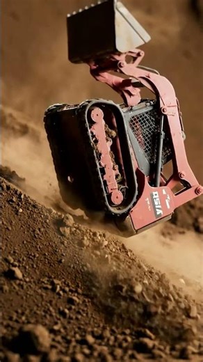 Mini Track Loader Takes on a Mountain of Dirt! 🚜💨