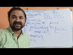 PATTERN PROGRAMS 1 in Telugu || PYRAMID PROGRAMS 1 || STAR PROGRAMS 1 || C programming in Telugu