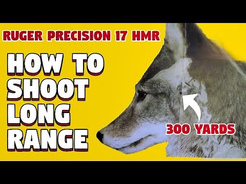 How To Shoot A 17 HMR Long Range/ Ruger Precision 17HMR