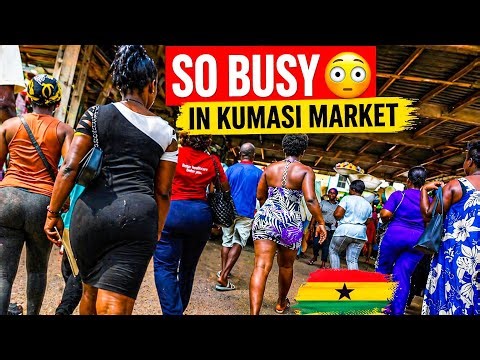 Inside Kumasi’s Busiest Market 🇬🇭 – You Won’t Believe What Happens Here!