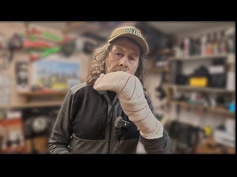 I Snapped a Tendon in my Hand and, 32 inch wheels!