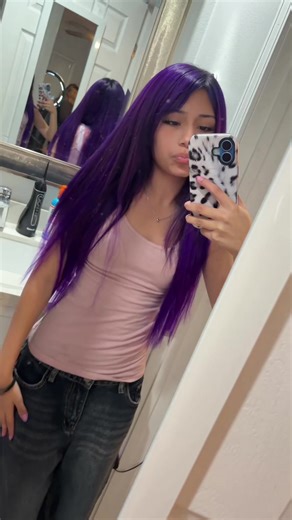 This was my first time dying and using extensions so its not the best but get platnium if you want to dye it a specific color! #dyedhair #extensions #hairextensions #beauty #fyp