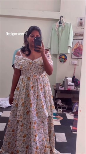 Made a Dress in Just 3 Hours! 👗 | DIY Outfit” creator fest 2.0 Jabalpur