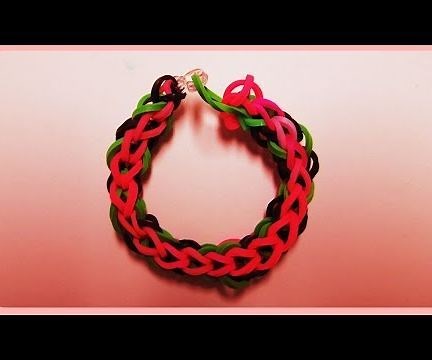 Rainbow Loom French Braid Bracelet Tutorial