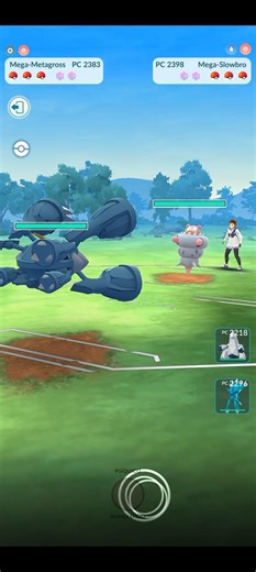 💥Mega Metagross Vs Mega Slowbro, PVP Batalla Psíquica en Pokémon Go💥 #Pokemongo #pokémon #short