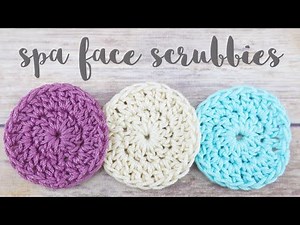 How To Crochet Spa Face Scrubbies (Summer Spa Getaway CAL)