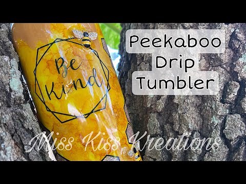 Bumble Bee Tumbler Tutorial | Peek a boo bee tumbler