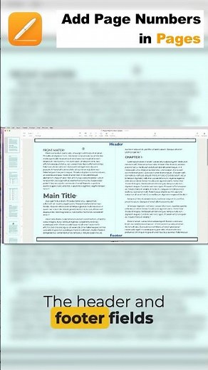 Easiest Way to Add Page Numbers in Apple Pages Short