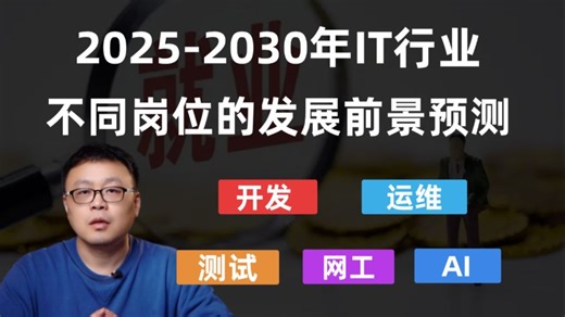 【程序员就业指南】清华大佬预测2025-2030年IT行业不同岗位的发展前景-码士集团