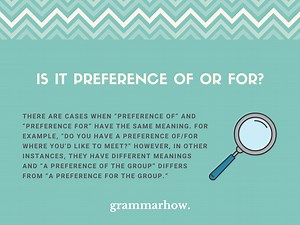 Preference Of or For? When to Use Each (With Examples)