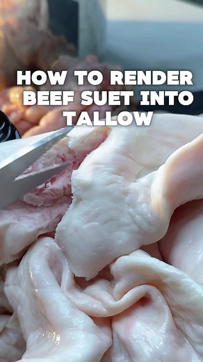 How to Render Beef Suet into Tallow at Home