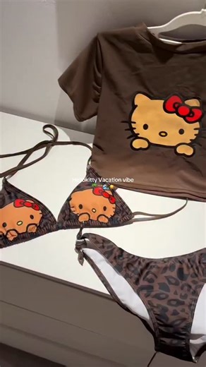 Jellykawaii🫶🏻 | Packing my vacation energy!✈️💖This Hello Kitty Bikini Set has everything✨ Available now on jellykawaii.com ✨ 10% off your first... | Instagram