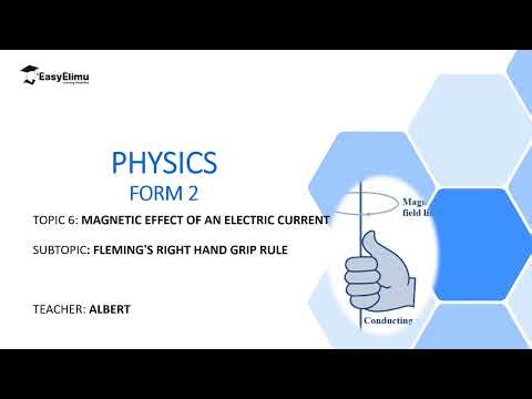 Fleming's Right Hand Grip Rule - Lesson 3 of 17 - (Physics Form 2 -Topic 6)