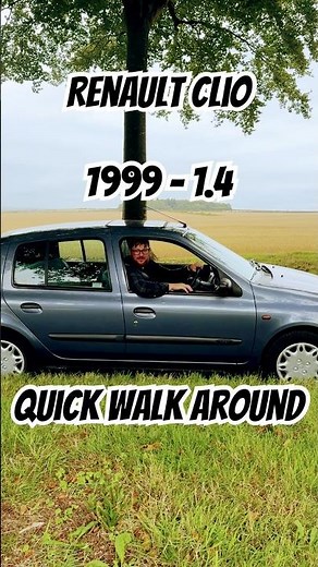 👉 1999 Renault Clio Review in 60 Seconds | Classic Hatch Throwback #renaultclio #renault