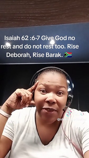 Calling Deborah and Barak: South Africa Needs You