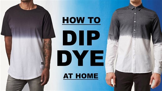 Simple guide shows how to dip dye your favorite clothing items