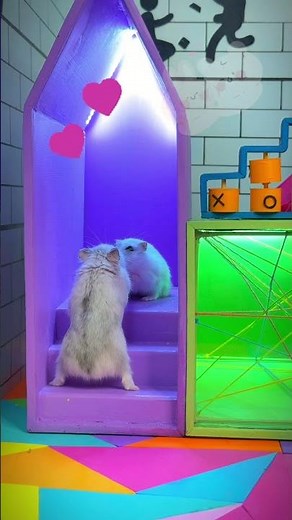 Adorable Hamster Kiss Moments! ❤️ Must Watch!