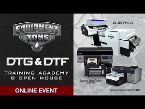 The Complete DTG & DTF Training Academy!