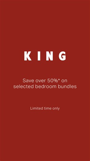 Your perfect sleep awaits. Save over 50%* when you bundle selected beds and Sleep Mattresses. Limited time only. | King Living