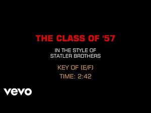 The Statler Brothers - The Class Of '57 (Karaoke)