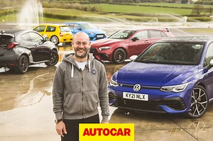 Will it drift? 2021 Volkswagen Golf R video review | Autocar