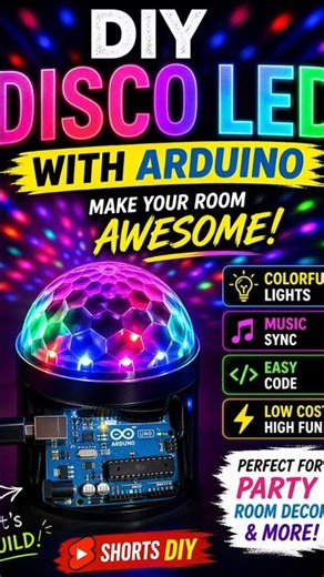 Disco Arduino #robotics #ai #artificialintelligence #python #technology #shorts #viral #tech #coding