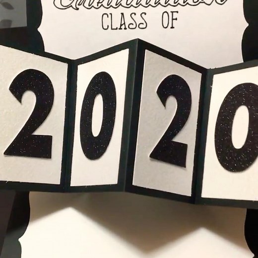 GRADUATION CARD 2020 TWIST POP UP DESIGN