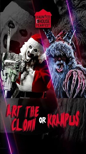 Art the Clown vs. Krampus: Who Wins? 🔪⛓️