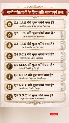 Government Exams Full Forms You Must Know! 🇮🇳📚