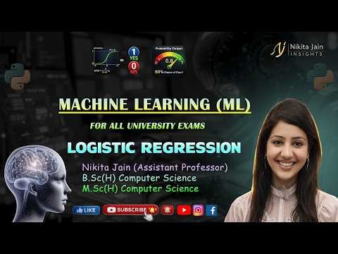 L - 3.6: Logistic Regression Predictions & Multiple Logistic Regression| PYQs Explained Step by Step