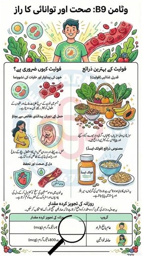 Vitamin B9 (Folate) Health Benefits | Uses & Importance Explained