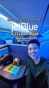 🇺🇸✈️🍾 JetBlue A321neo Mint Business class Los Angeles to New York - best way to fly transcon?