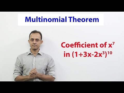 Multinomial theorem SE3: Coefficient of x^7 in (1+3x-2x^3)^10