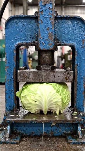 Hydraulic Press💥 vs Cabbage"Crushing Random Things with Hydraulic Press 💥"wait for the end😱
