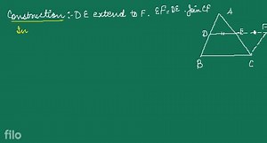 8.6 The Mid-point Theorem You have studied many properties of a... | Filo