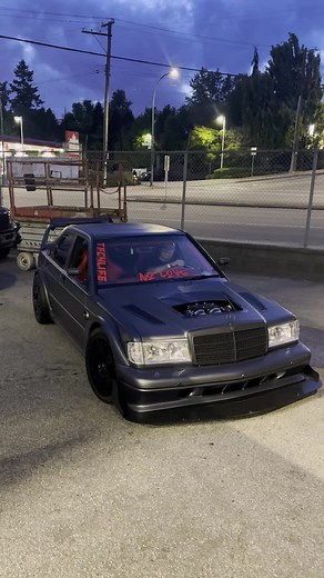 Insane 1500hp Twin-Turbo LS Mercedes 190E Evo 2 Sound